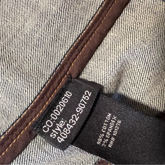 Embroidered denim jacket E by EC like new size 4 - Picture 7 of 11